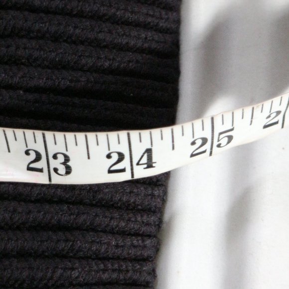 KIRNA ZABETE Black and White Woven Half Sleeve Sweater Sz Medium US Women - Picture 7 of 9